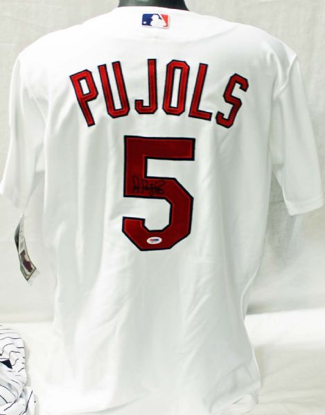 Albert Pujols Signed 2009 St Louis Cardinals Pro Model Jersey (PSA/DNA)