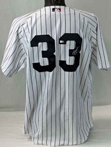 Nick Swisher Signed NY Yankees Pro Model Jersey (MLB Holo)
