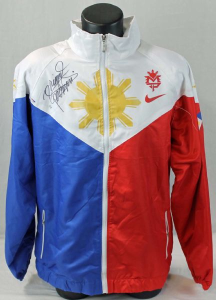 Manny Pacquiao Signed Personal Model Training Jacket (PSA/DNA)