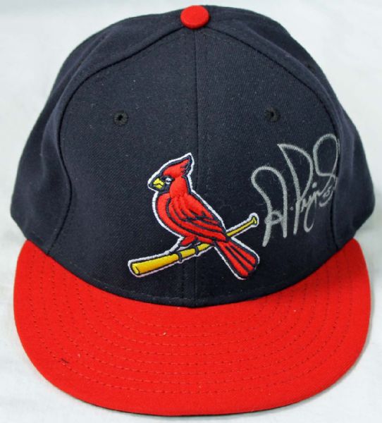 Albert Pujols Signed Cardinals New Era Pro Model Hat (PSA/DNA)