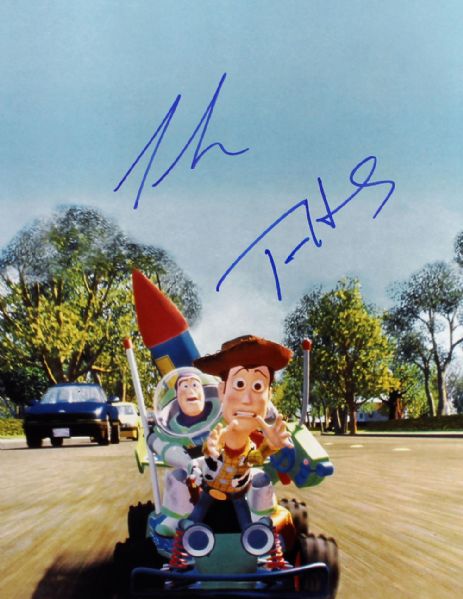 "Toy Story": Tom Hanks & Tim Allen Signed 11" x 14" Color Photo