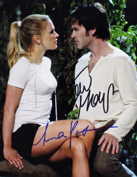 True Blood: Stephen Moyer & Anna Pacquin Signed 8" x 10" Color Photo