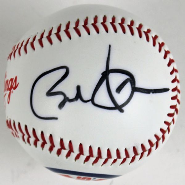 Barack Obama Signed Chicago Cubs Logo Model Baseball