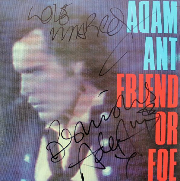 Adam Ant Signed Record Album - "Friend or Foe" (Epperson/REAL Pre-Certified)