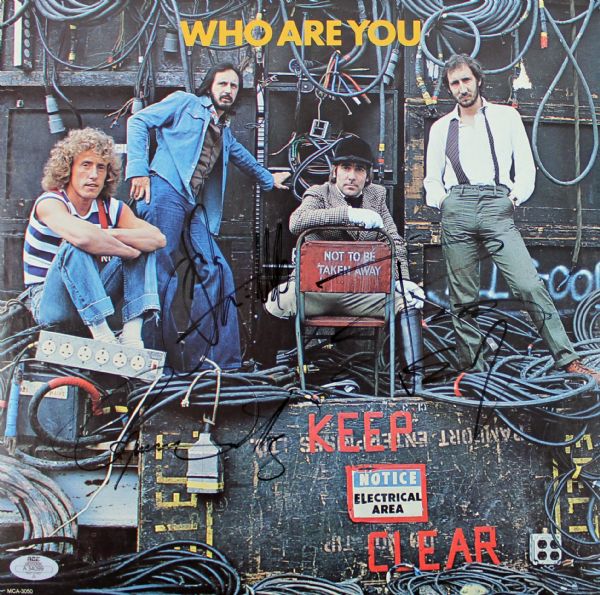 The Who Group Signed Record Album - "Who Are You"