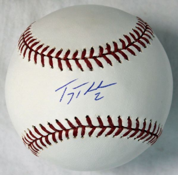 Troy Tulowitzki Signed OML Baseball (PSA/DNA)