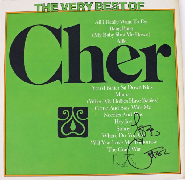 Cher Signed Record Album: "The Very Best Of"