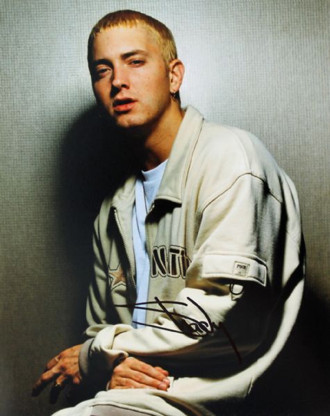 Eminem Signed 8" x 10" Color Photo