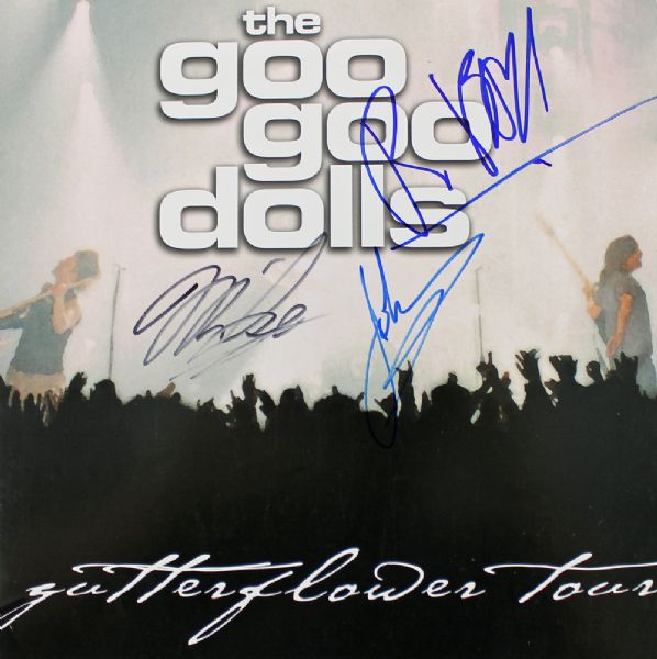 The Goo Goo Dolls Group Signed Tour Program: "Gutterflower Tour" (Epperson/REAL Pre-Certified)