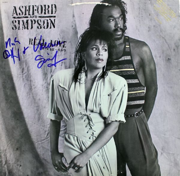Ashford & Simpson Signed Record Album - "Real Love"