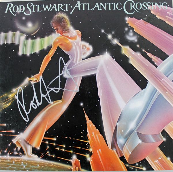 Rod Stewart Signed Record Album - "Atlantic Crossing"