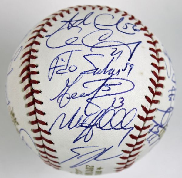 Lot Detail - 2011 St. Louis Cardinals Team Signed World Series Baseball (26 Sigs)