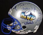 Super Bowl MVPs Multi Signed Limited Edition Helmet (#65/152) 20 Sigs Montana, Bradshaw, Aikman (JSA)