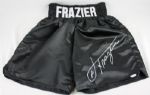 Joe Frazier Signed Custom Silk Pro Model Boxing Trunks (JSA)