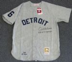 Al Kaline Signed Detroit Tigers Mitchell & Ness Vintage Style Jersey with "68 WS Champs" Insc. (PSA/DNA)