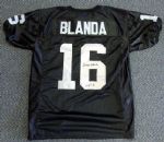 George Blanda Signed Raiders Pro Style Jersey with "HOF 81" Inscription (PSA/DNA)