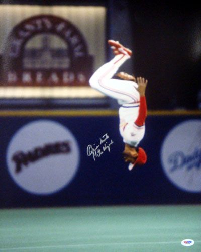 Ozzie Smith Signed 16x20 "Backflip" Photo with "The Wizard" Inscription (PSA/DNA)