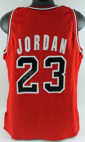 Michael Jordan Signed Chicago Bulls Rookie Era Game Model Jersey (UDA)