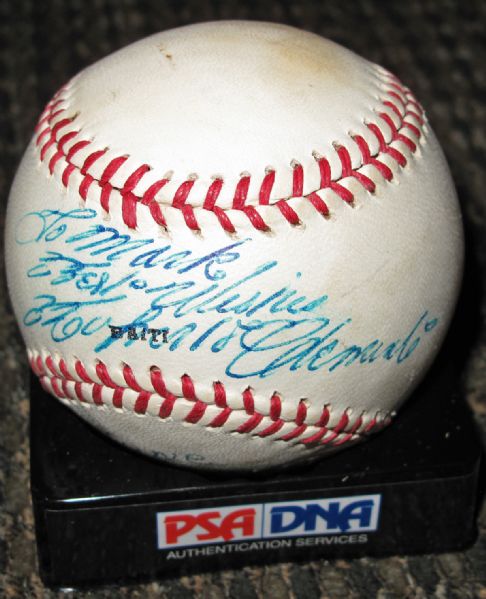 Roberto Clemente Exquisitely Single Signed & Inscribed Baseball (JSA & PSA/DNA)