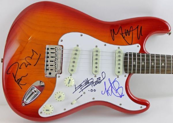 The Rolling Stones Superb Group Signed Fender Stratocaster Guitar (4 Sigs) (PSA/DNA)