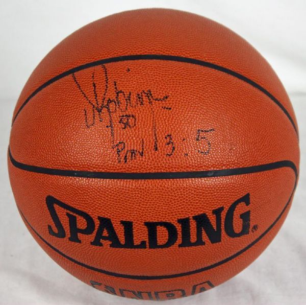 David Robinson Signed Spalding NBA Leather Game Model Basketball (PSA/DNA)