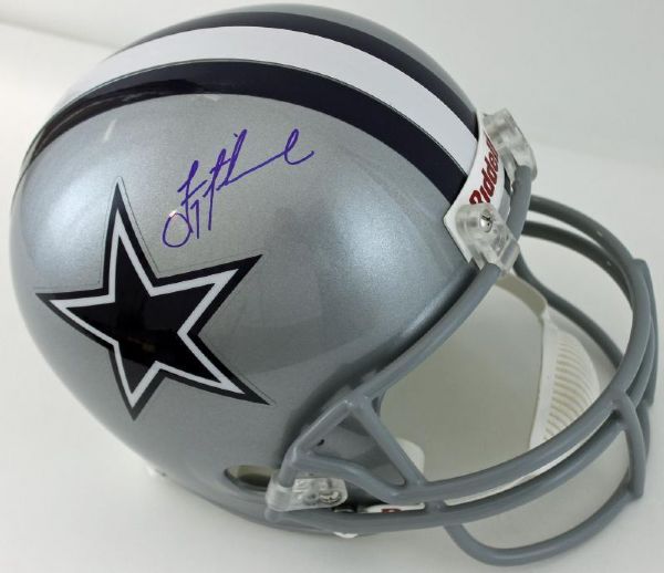 Troy Aikman Signed Cowboys Full Sized Helmet (Aikman Holo & PSA/DNA)