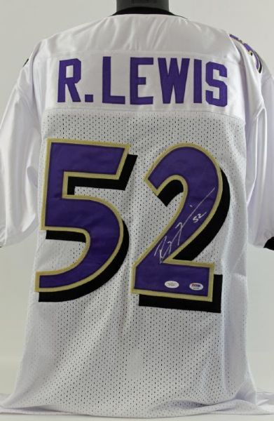 Ray Lewis Signed Ravens Pro Style Jersey (JSA & PSA/DNA)