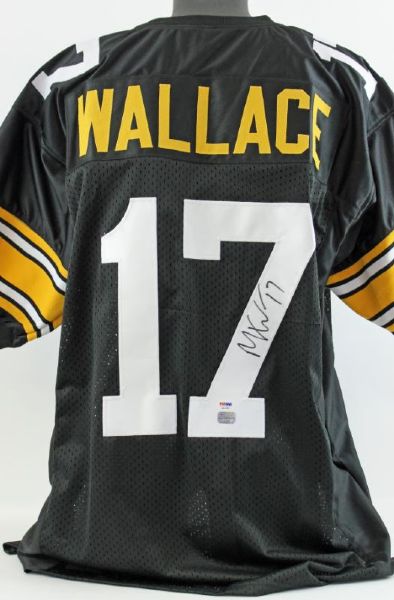 Mike Wallace Signed Steelers Pro Style Jersey (PSA/DNA)