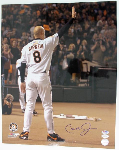 Cal Ripken Jr. Signed "Farewell" 16" x 20" Color Photo (JSA & PSA/DNA)