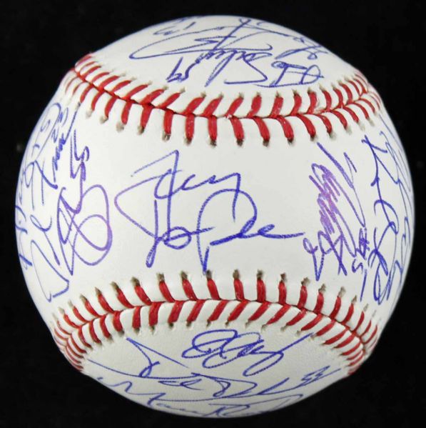2011 St. Louis Cardinals Team Signed World Series Baseball (26 Sigs)