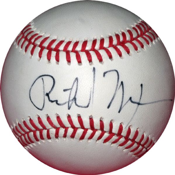 President Richard Nixon Superb Signed ONL Baseball (PSA/DNA)
