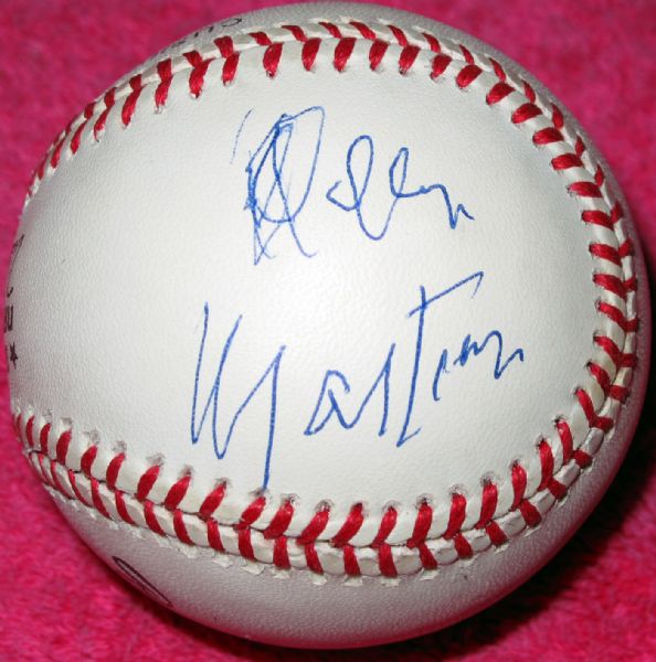 Dean Martin In-Person Signed ONL Baseball