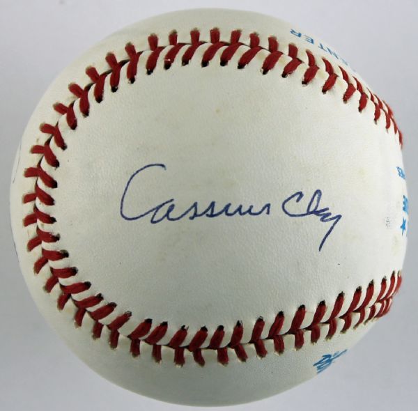 Muhammad Ali Signed OAL Baseball with "Cassius Clay" Autograph