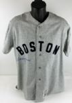 Ted Williams Signed Boston Red Sox Mitchell & Ness Flannel Jersey with "#9" Inscription (JSA)