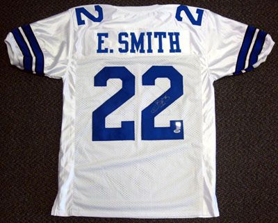 Emmitt Smith Signed Cowboys Pro Style Jersey (Emmitt Hologram & PSA/DNA)