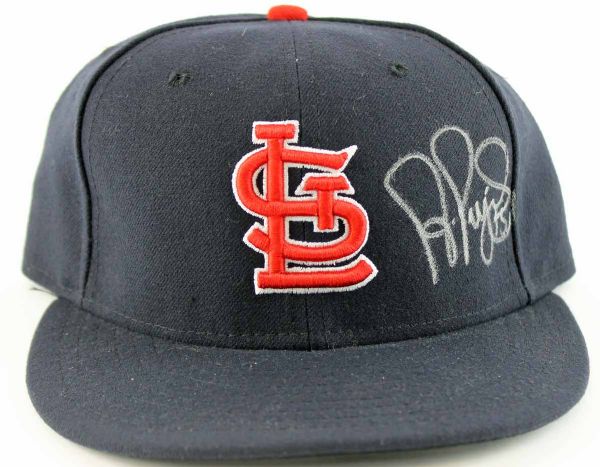 Albert Pujols Signed Cardinals New Era Baseball Cap (PSA/DNA)