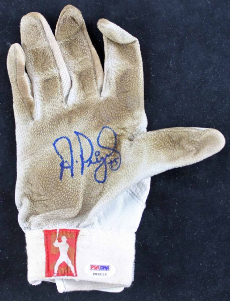 Albert Pujols Game Used & Signed Personal Batting Glove (c.2009) (PSA/DNA)