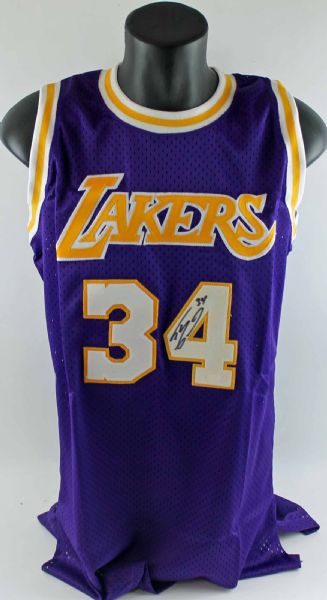 Shaquille ONeal Signed L.A. Lakers Pro Model Jersey