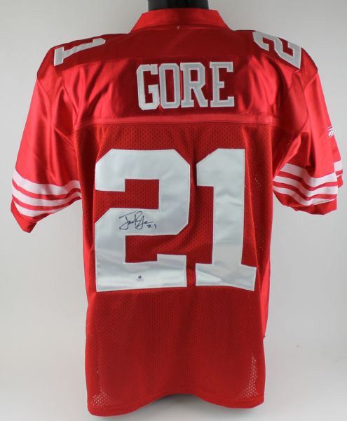 Frank Gore Signed San Francisco 49ers Pro Model Jersey