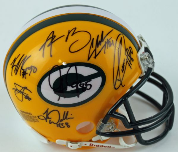 2010 Green Bay Packers (SB Champs) Star Players Signed Mini Helmet (16 Sigs)