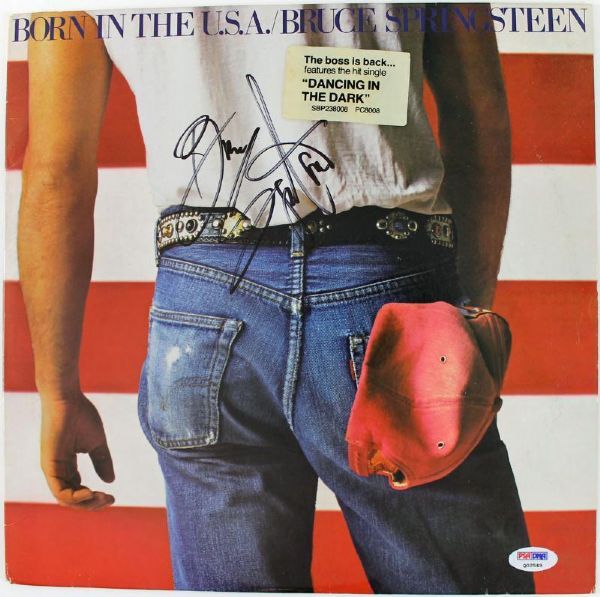 Bruce Springsteen Signed Record Album: "Born in the U.S.A." (PSA/DNA)