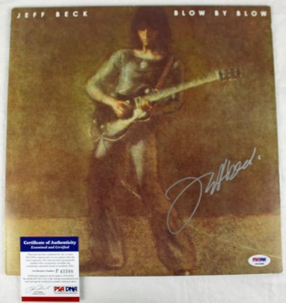 Jeff Beck Signed Record Album: "Blow by Blow"