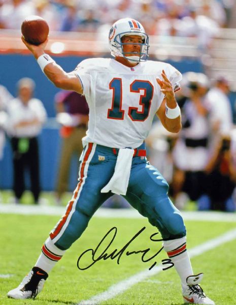 Dan Marino Signed 11" x 14" Color Photo