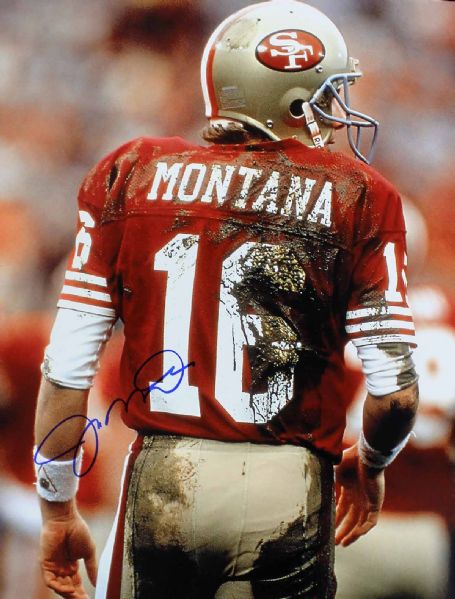 Joe Montana Signed 11" x 14" Color Photo