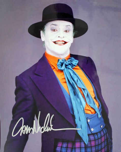 Jack Nicholson Signed 11" x 14" Color Photo