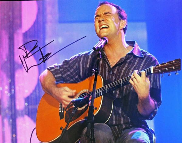 Dave Matthews Signed 11" x 14" Color Photo