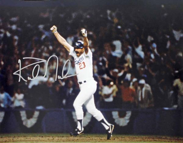 Kirk Gibson Signed 11" x 14" Color Photo (1988 W.S. Home Run)