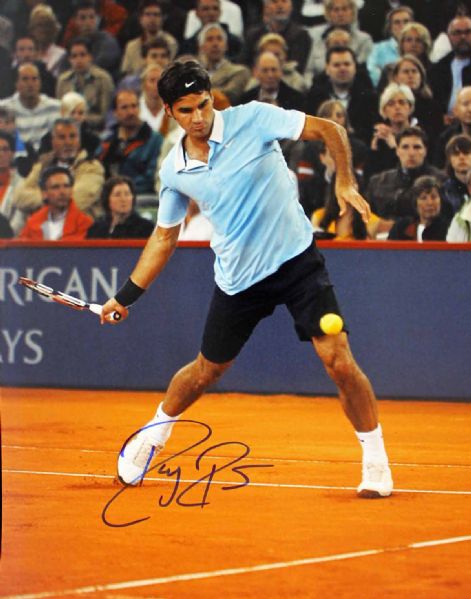 Roger Federer Signed 11" x 14" Color Photo