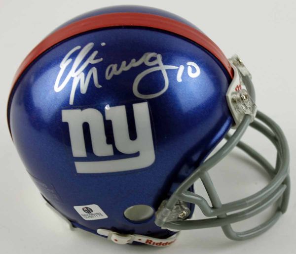 Eli Manning Signed NY Giants Mini Helmet