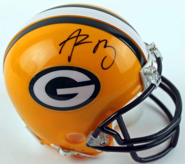 Aaron Rodgers Signed Green Bay Packers Mini Helmet